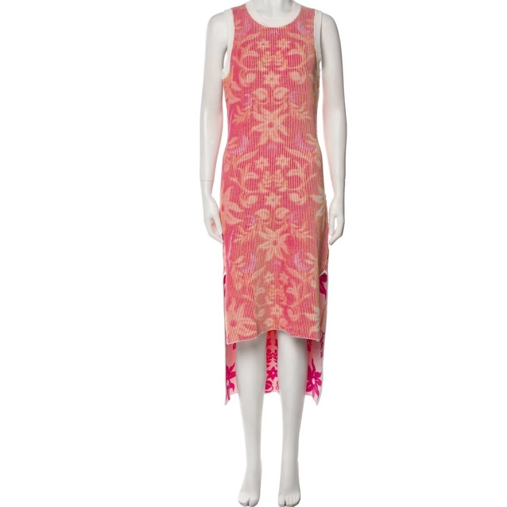 Maje sleeveless ribbed floral knit dress NWT - Picture 3 of 6